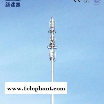 专业定制 通讯塔 防雷电单管塔 钢结构独立避雷针塔 防雷器