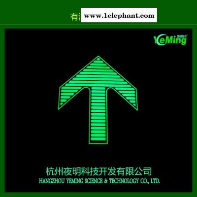 夜明蓄光青岛地铁疏散消防导向安全标识 消防警示标志图2