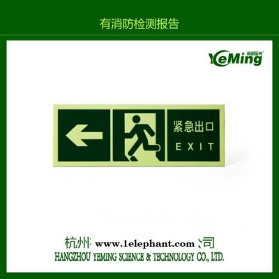 夜明蓄光青岛地铁疏散消防导向安全标识 消防警示标志图4