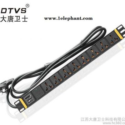 大唐卫士DT8282 spd防雷pdu 机柜电源插座 8位多图3