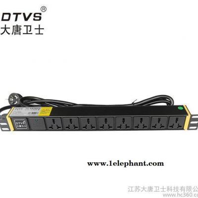 大唐卫士DT8282 spd防雷pdu 机柜电源插座 8位多图2