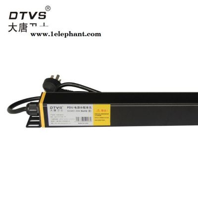 供应江苏南京 大唐卫士 DT7172-1  防雷PDU  电源机柜  插排插座  10A多用孔 机柜专用pdu 机柜插座图1