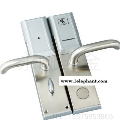 高品质不锈钢加长面罩感应锁 智能电子门锁 酒店宾馆门锁直销图3