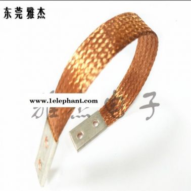 软铜编织接地线 幕墙防雷铜导线 截面积50mm2铜导线交货及时
