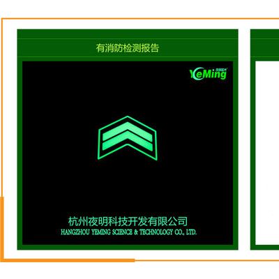 地铁夜光标识 地铁夜光指示标志 地铁疏散指示 夜光地铁标牌 夜光安全标识图3