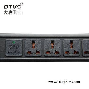 安庆大唐卫士DT91202 PDU电源插座32A 机柜插座插排 20位多用孔防雷