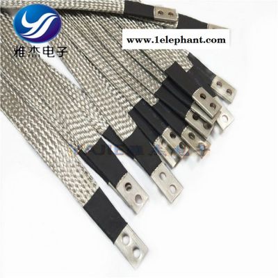 雅杰**钢立柱导电铜索 柔性导电铜索 防雷铜索连接片图3