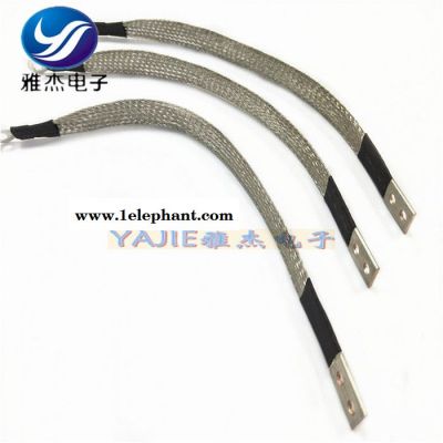 雅杰**钢立柱导电铜索 柔性导电铜索 防雷铜索连接片图6