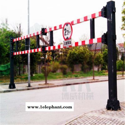 山东博威XGJ限高架 电动智能远程控制升降限高杆 公路限高架 交通安全标识图5