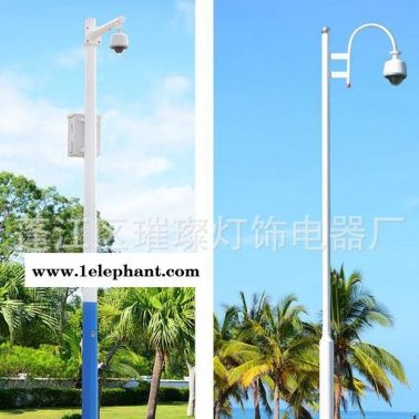 璀璨 户外防雷监控立杆 监控杆 立杆 小区监控杆