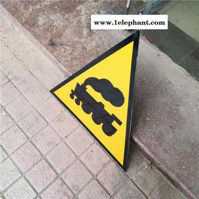 无人看守铁路道口 警告牌 警示牌 交通牌 交通标志牌 安全标识牌图3