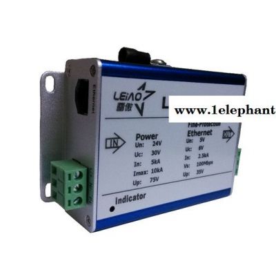 甘肃平安城市监控防雷,雷傲网络电源二合一防雷器 LA-IPC-220 网络摄像机专用 户外球机防雷图3