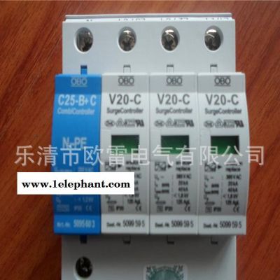 OBO浪涌防雷器 V10-C/3+NPE电源防雷器 V10-图2