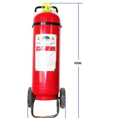 淮海消防认证 70KG干粉推车灭火器 公司厂房必备手推式灭火装置图3