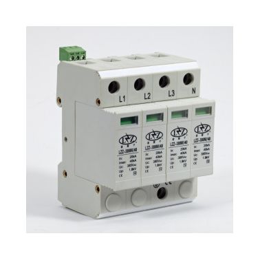 雷震zi国产类型低压三相四线防雷模块LZZ-380V/40电源防雷器