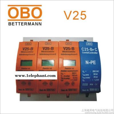 OBO具有反向插入保护TT和IT系统C25-B+C/0/NPE防雷模块图2