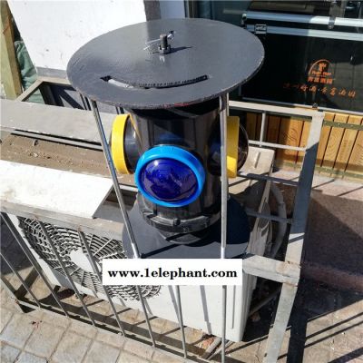 铁路太阳能转辙器标志灯 12V道岔太阳能交通信号灯 警示灯图5