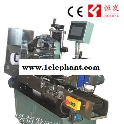 全自动侧面贴标机 多功能贴标机 蓄电池/灭火器双侧面贴标图1