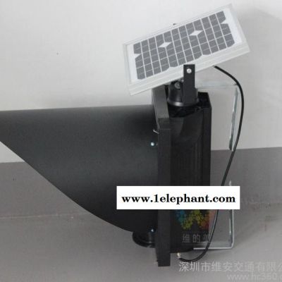 交通警示灯 黄闪灯 频闪灯 黄雾灯 防雾灯 太阳能警示灯 太阳能黄闪红慢信号灯 LED信号灯  慢行警示灯图2