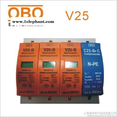 欧宝OBO三相带停电监控电源防雷器V25-B/4-FS-SU浪涌保护器图4