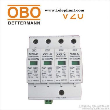 OBO防雷器OBO浪涌保护器V20-C/3-75V三相四线OBO避雷器