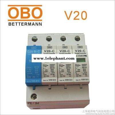 OBO电源防雷器V20-C/3+NPE/AS-VA三相五线防浪涌保护器图3