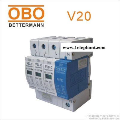 OBO带遥信接点4P电源防雷器V20-C/4-75V-FS浪涌保护器图2