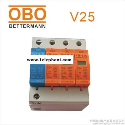 单相二线OBO防雷器OBO单相带遥信触点V25-B/2-FS浪涌保护器图3
