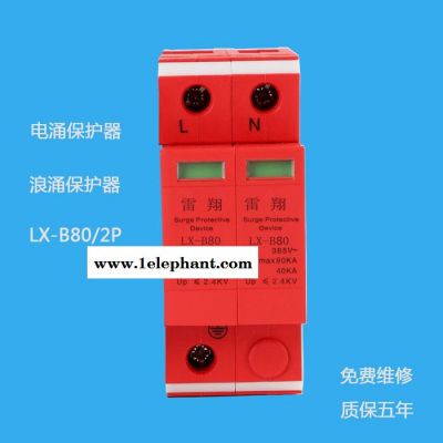 浙江二级防雷器雷翔CCL-B80浪涌保护器图3
