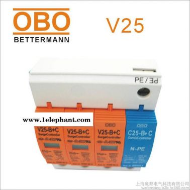 浪涌保护器OBO V25-B+C/3-FS三相四线B+C级带遥信电源防雷器