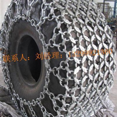 供应明威各种型号拆装方便的轮胎保护链铲车防护链图2
