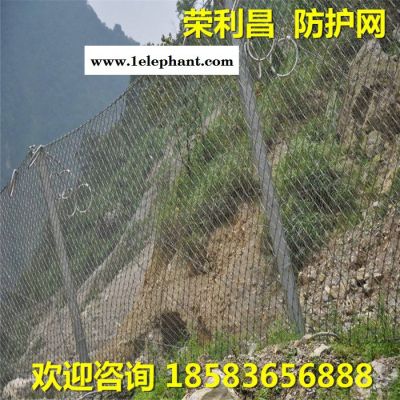 荣利昌 可定制 防护网 边坡防护网 山坡防护网 钢丝绳防护网 山体防护网 四川防护网厂家图7