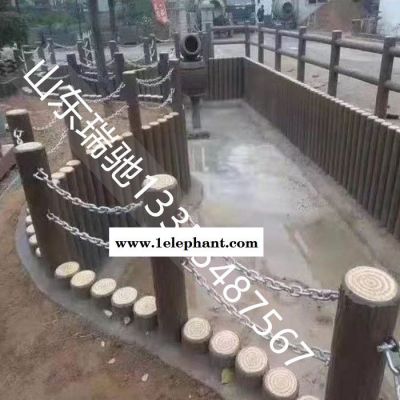 瑞驰直径14-22 绿化链条 景观防护链 街道绿化链  河道护栏链图4