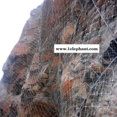 【恒仁丝网】 厂家直销 山体滑坡防护网  主动边坡防护网 菱形边坡防护网  山坡泥石流防护网  公路防护网图3