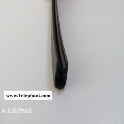 厂家供应D型硅胶密封条排烟风管防烟防火密封胶条图2