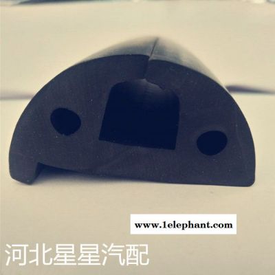 厂家供应D型硅胶密封条排烟风管防烟防火密封胶条图7
