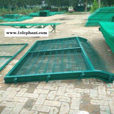 朋英 厂家供应 小区绿化防护网 浸塑小区边框防护网 小区弯头防护网图6