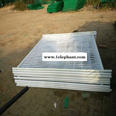 朋英 厂家供应 小区绿化防护网 浸塑小区边框防护网 小区弯头防护网图3