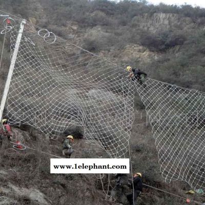 专业批发 主动边坡防护网 护栏网防护网 草原防护网 刚性防护网图7