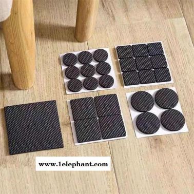 辅仁包装_桌椅脚垫_毛毡防滑垫_家具桌椅脚消音防滑毛毡垫生产