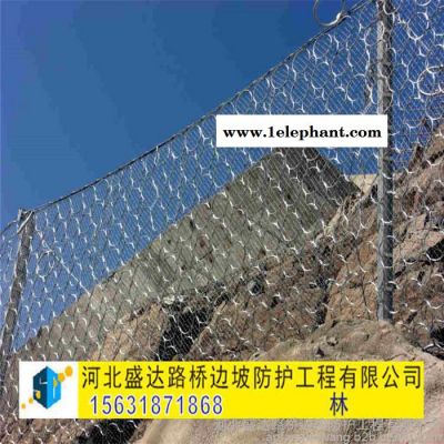 盛达环形防护网 山体防护网 柔性防护网 落石防护网图4