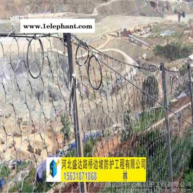 盛达环形防护网 山体防护网 柔性防护网 落石防护网