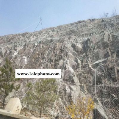 万旭 边坡防护网 挖方边坡防护网 边坡防护网设计 高边坡主动防护网图5