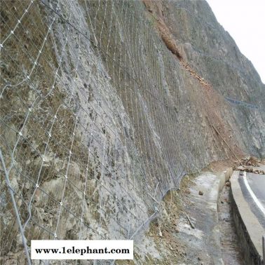 边坡防护网 柔性防护网 山体防护网 主动防护网厂家 铭福 厂家生产