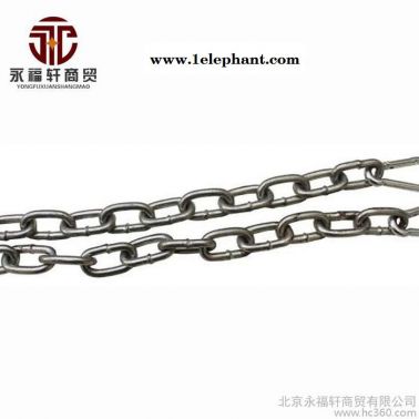 铁防护链条1米 路锥链条 警示链条 塑料链条 挡车柱 链条直径