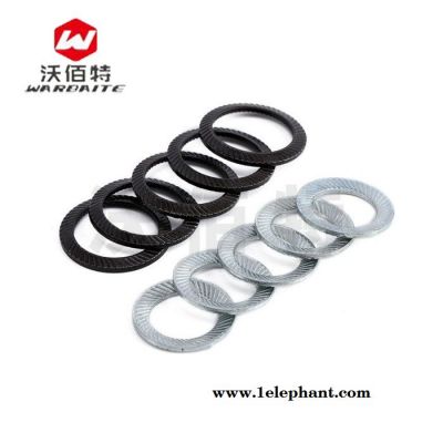 65锰锁紧垫片发黑/镀锌 防松垫圈双面齿蝶形防滑垫M3-M36 DIN9250图3