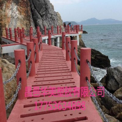 江西K612-46 塑钢防护链链 湿地公园防护链 路边防护铁链图5
