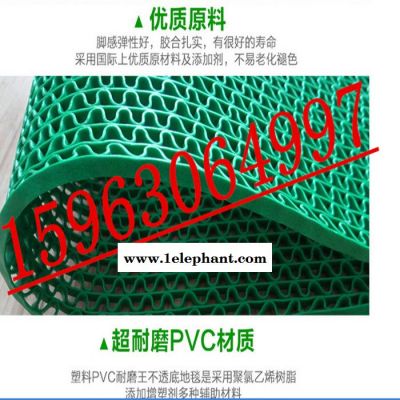 2019等待惊喜   镂空浴室防滑垫    PVC漏底过道走廊地毯图2