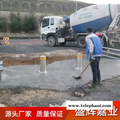 盛辉嘉业 银行不锈钢防撞警示柱 防撞警示柱厂家 衡水防撞警示柱 商场防撞警示柱 升降柱安装调试图3