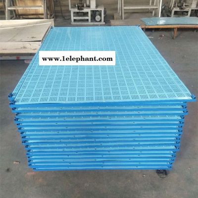 隆途现货  爬架防护网片 安全防护网 爬架网 圆孔爬架网 建筑防护网 爬架冲孔网图5